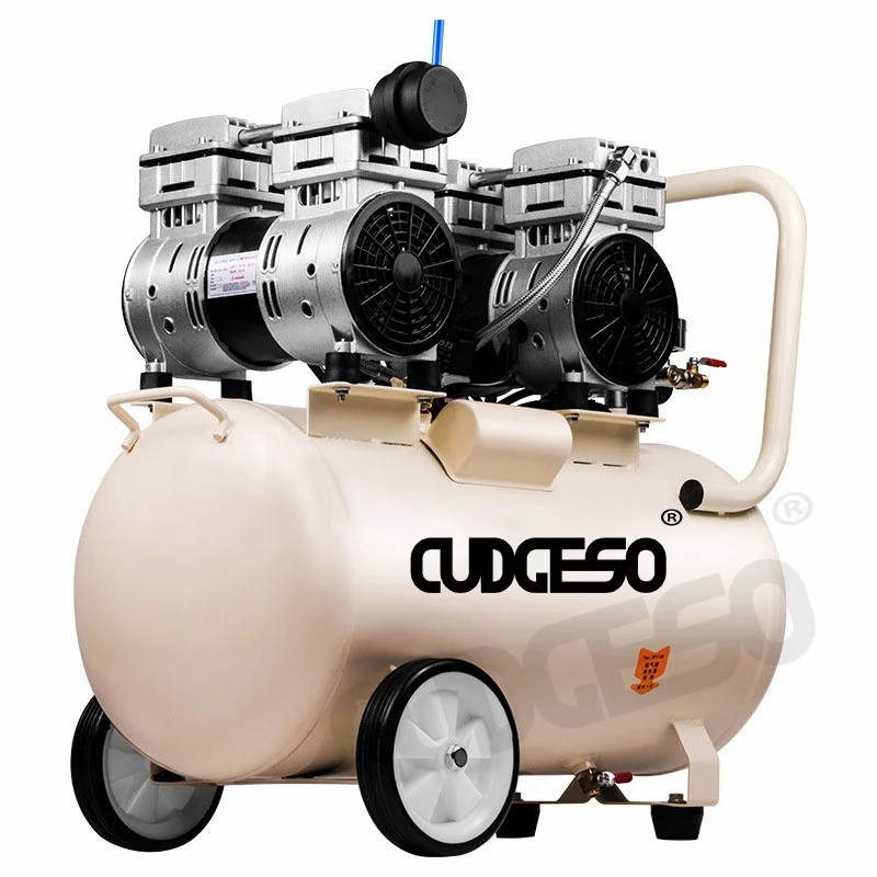 Factory custom industrial professional silent portable oil free air compressor