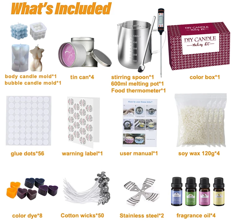 Wholesale Diy Soy Wax Professional Candle Making Kits Supplies