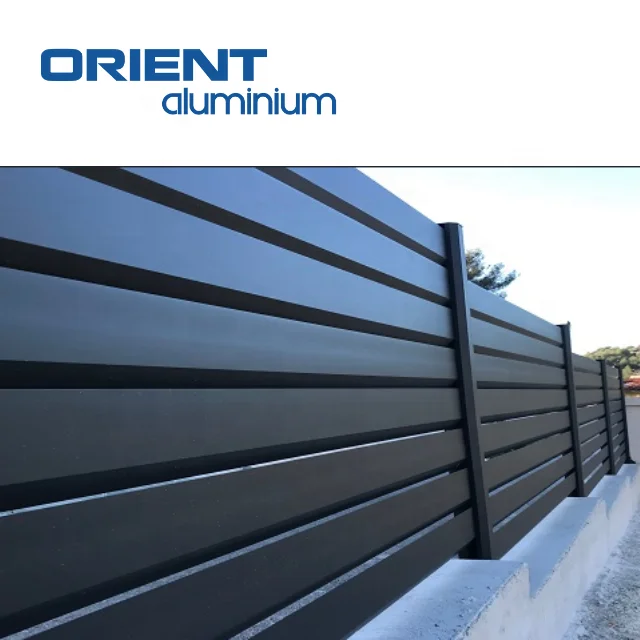 modern design aluminium fence privacy screen high quality powder coating aluminium fence panels direct factory