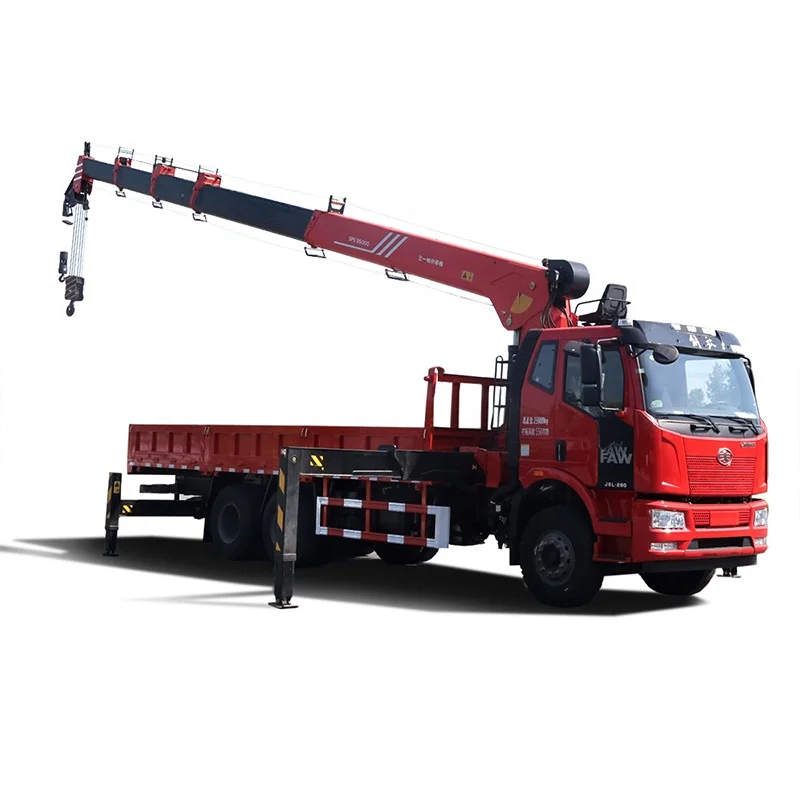 Последняя цена автокран FAW J6P J5P 6x4 12 тонн
