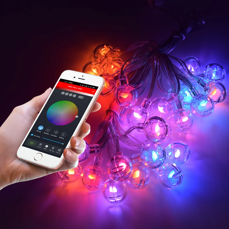 Прямая поставка от китайского производителя G24 цветная (RGB) светодиодная линейная гирлянда 16.4ft затемнения 16 миллионов цветов музыкальной синхронизации работы с дистанционным управлением местный