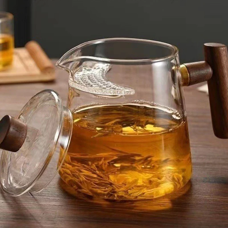 Customized single wall transparent borosilicate glass coffee cup, milk cup, Christmas tree large tea cup with handle