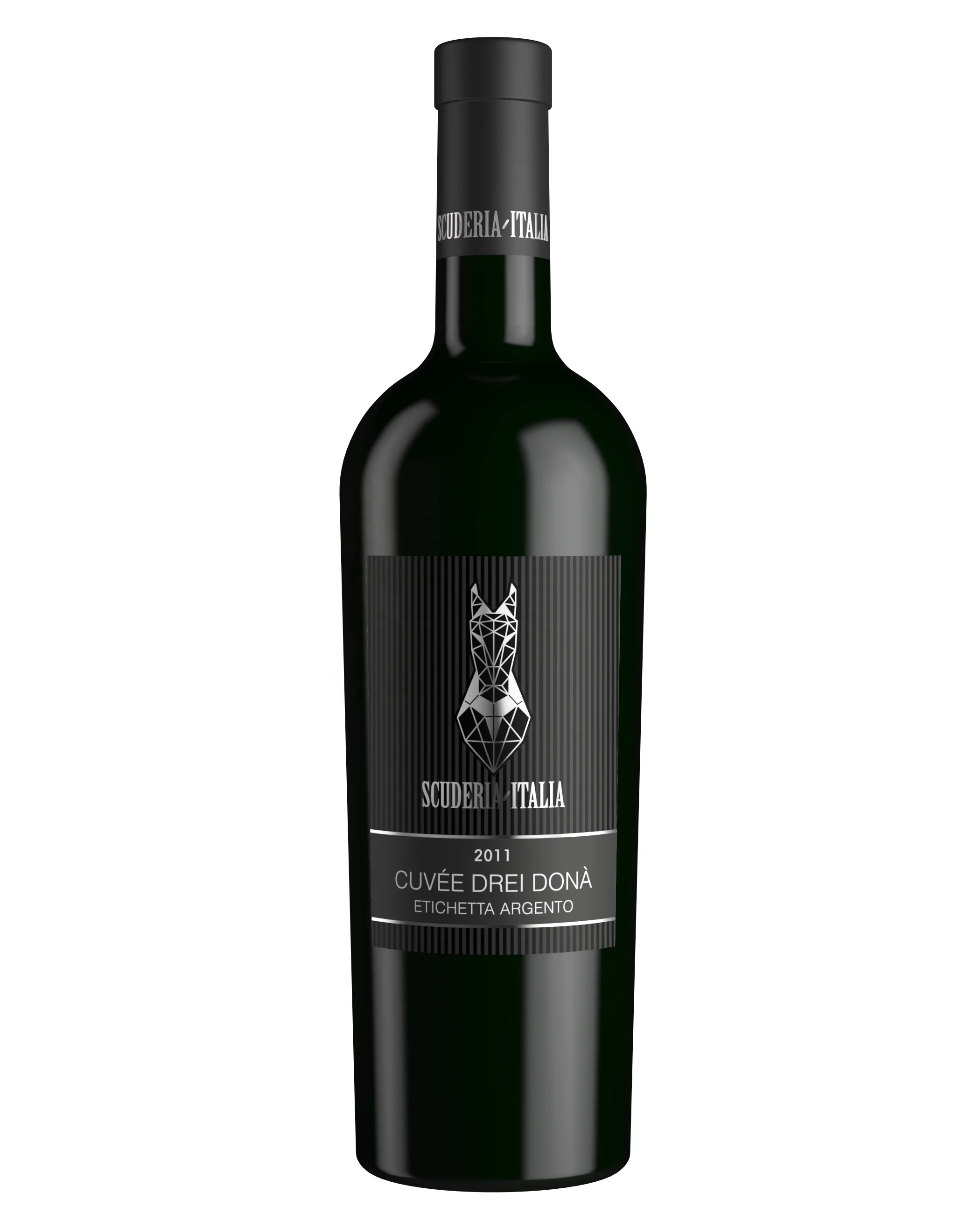 Престижное итальянское красное вино в деревянной коробке из МДФ CUVEE DREI DONA ETICHETTA Серебро 2011 0 75 14.5%