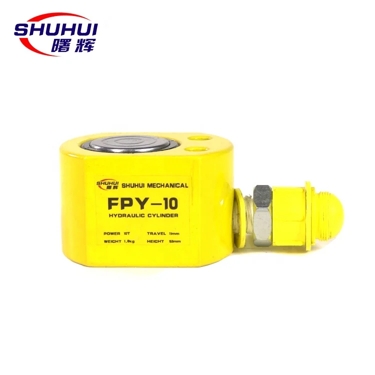 FPY-5 China Advanced 5Ton Hydraulic Oil Cylinder Hydraulic Jack Thin Type Hydraulic Oil Cylinder Separate Jack