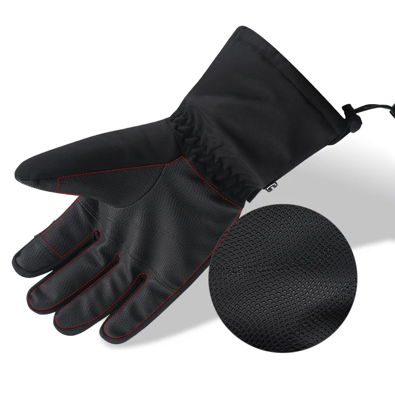 Heated Rechargeable Battery Snowboard Motorcycle Racing Cycling Freezer Winter gloves custom for women