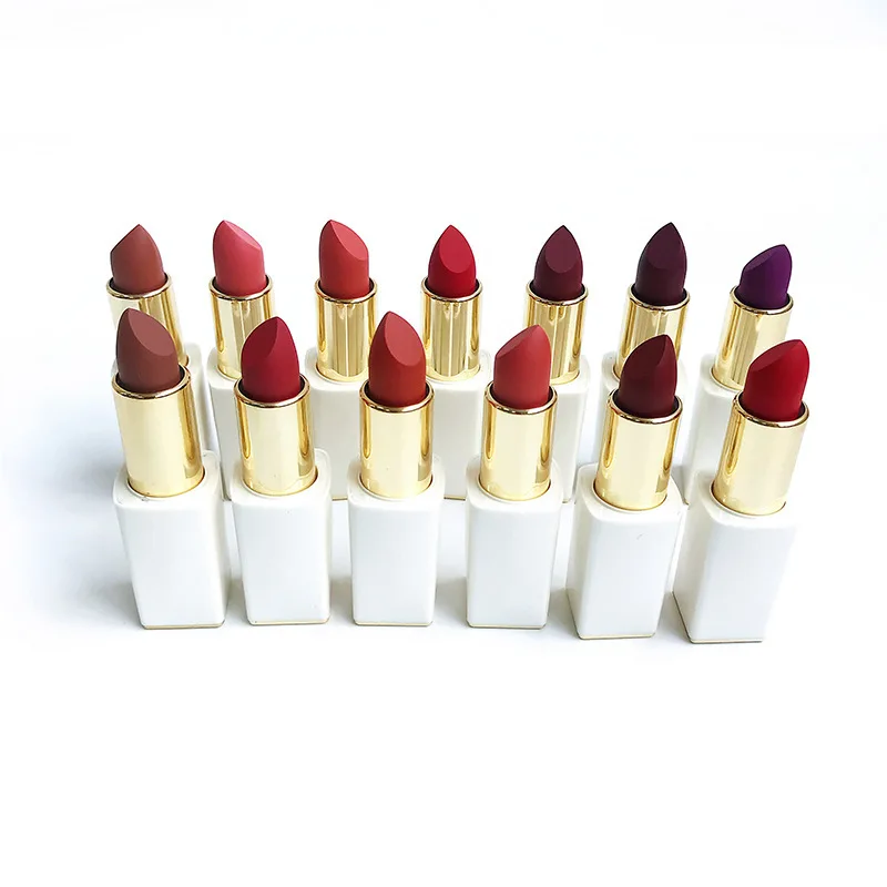 Private Label Vegan Wholesale Makeup Cream Lipstick 13 colors Matte Lipstick
