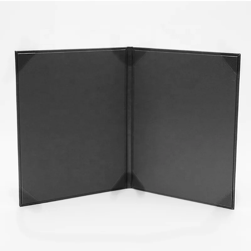 A4 PU Leather Kinds of Colors Restaurant Menu By High Quality Manufacture Factory