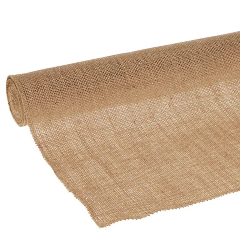 100%Jute Material Natural Burlap Fabric Garden Fabric