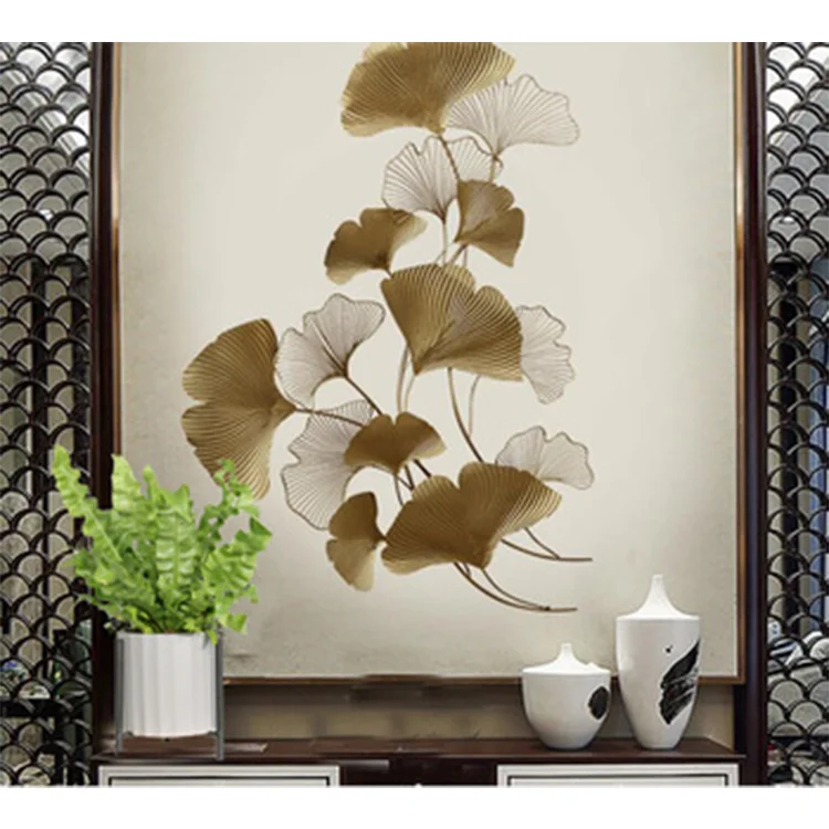 Wholesale Metal Wall Art Home Decorative New Design Metal leaves Decorative Art For Home & Wedding party and Decoration