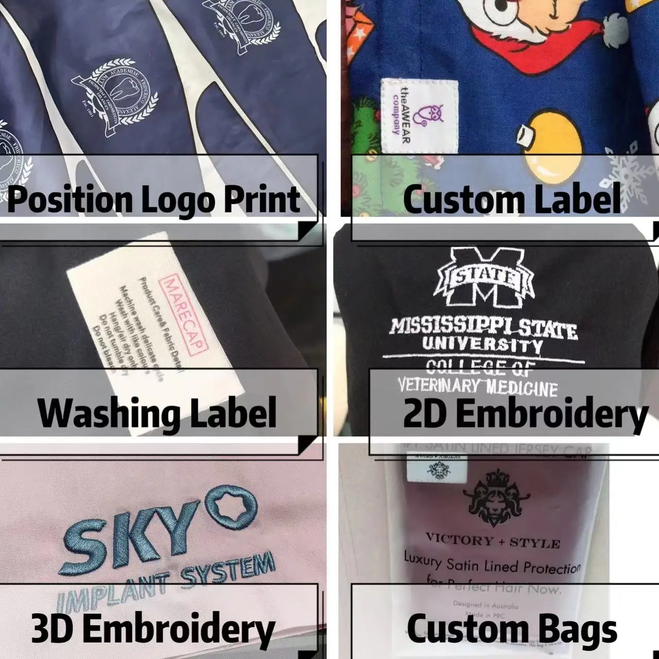 nurse doctor male short skull caps custom print logo scrub caps for short hair men hospital work uniform caps for nurse