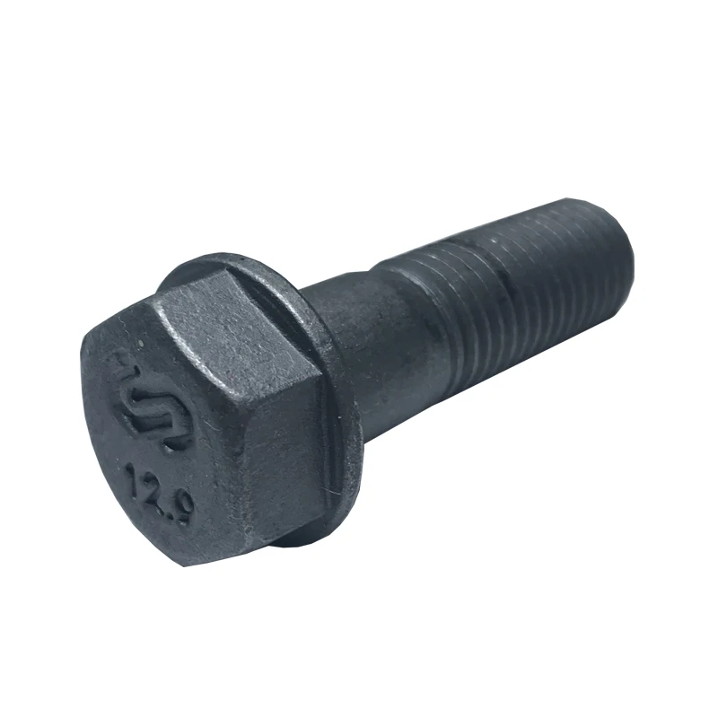 High Strength DIN Steel Track Shoe Bolt For Construction Machinery