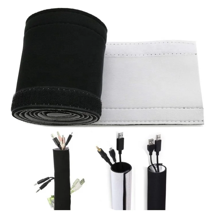 Индивидуальные функциональный кабель управление рукавом неопрена Органайзер с крюк и петля