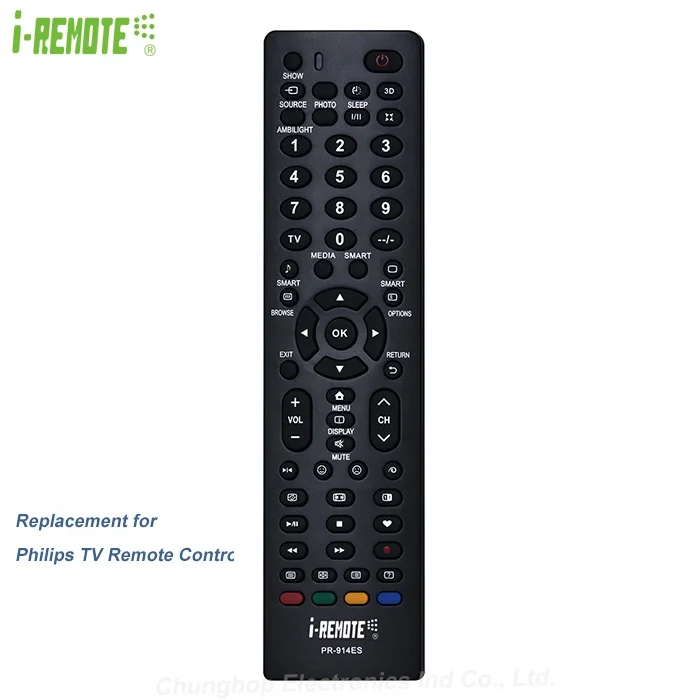 PR-914ES i-REMOTE universal infrared TV remote control Replacement for Philips Remote Controller