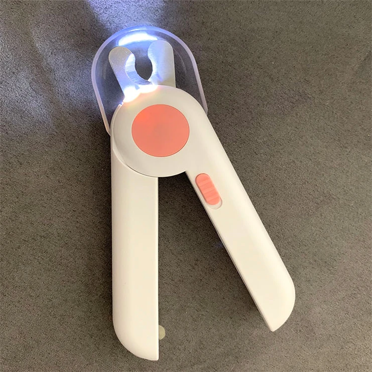 LED Light Avoid Over-Cutting Trimmers Professional Small Animal Bird Pet Dog Cat Claw Trimmer Care with free Nail