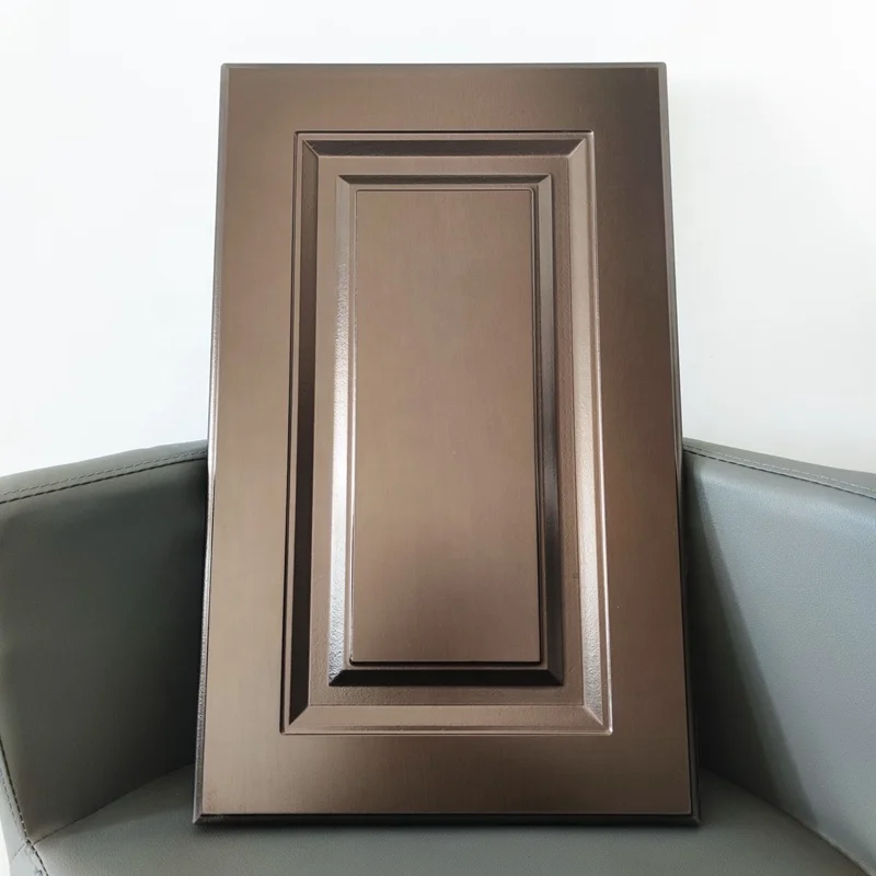 High Grade Vacuum Membrane Press PVC Metalized Film Decorative Door Membrane Laminate Sheets for MDF Cabinets