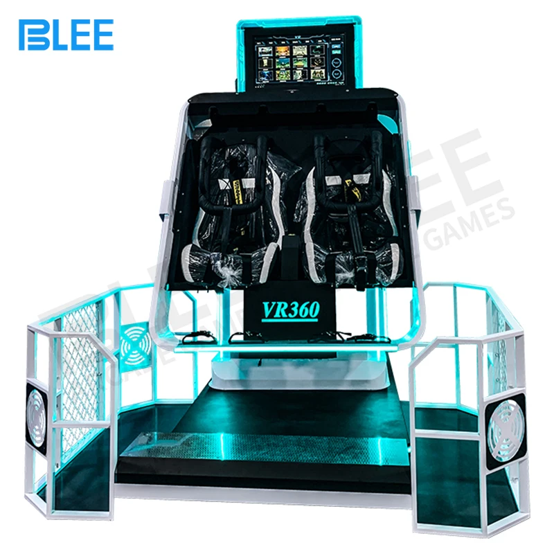 Most popular Virtual Standing Roller Coaster With 9D VR Cinema Two Seat 9D 720 Degree Rolling Car Games Machine