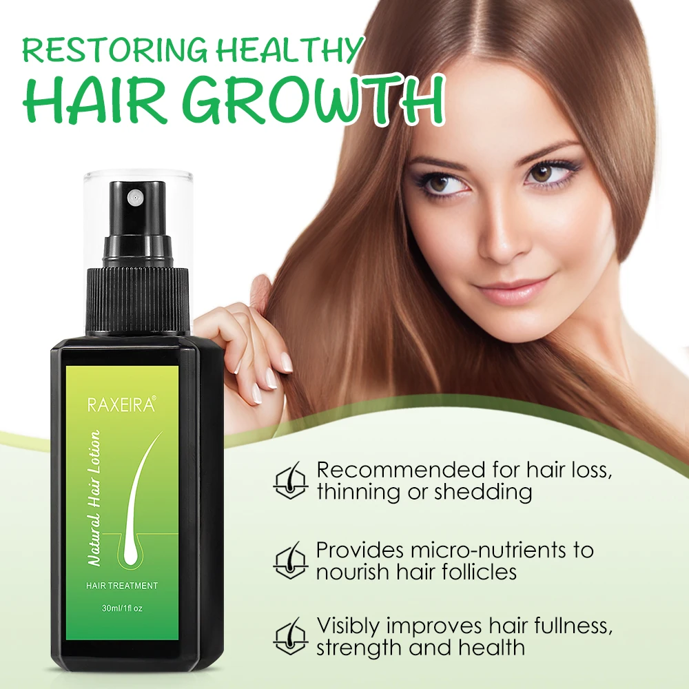 Hot Selling Growth Hair Lotion Treatment Regrowth New Hair Lotion Spray Scalp Anti Baldness Hair Loss Products