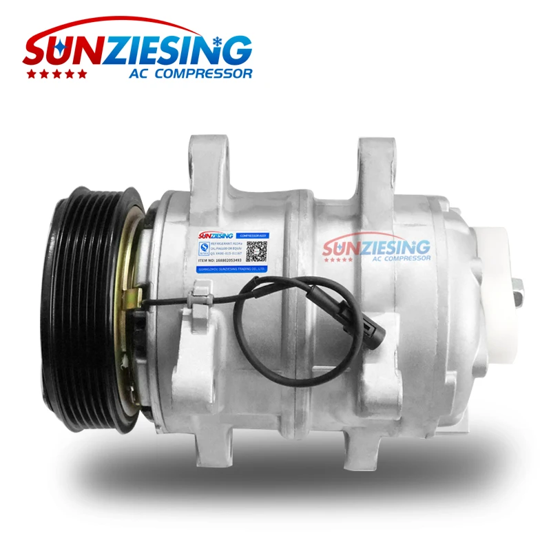 suitable for Isuzu NPR NQR 4.8L 3.9L 1996-2001 DKS-15CH 125MM  6pk 12V Car accessories Auto parts factory ac compressor
