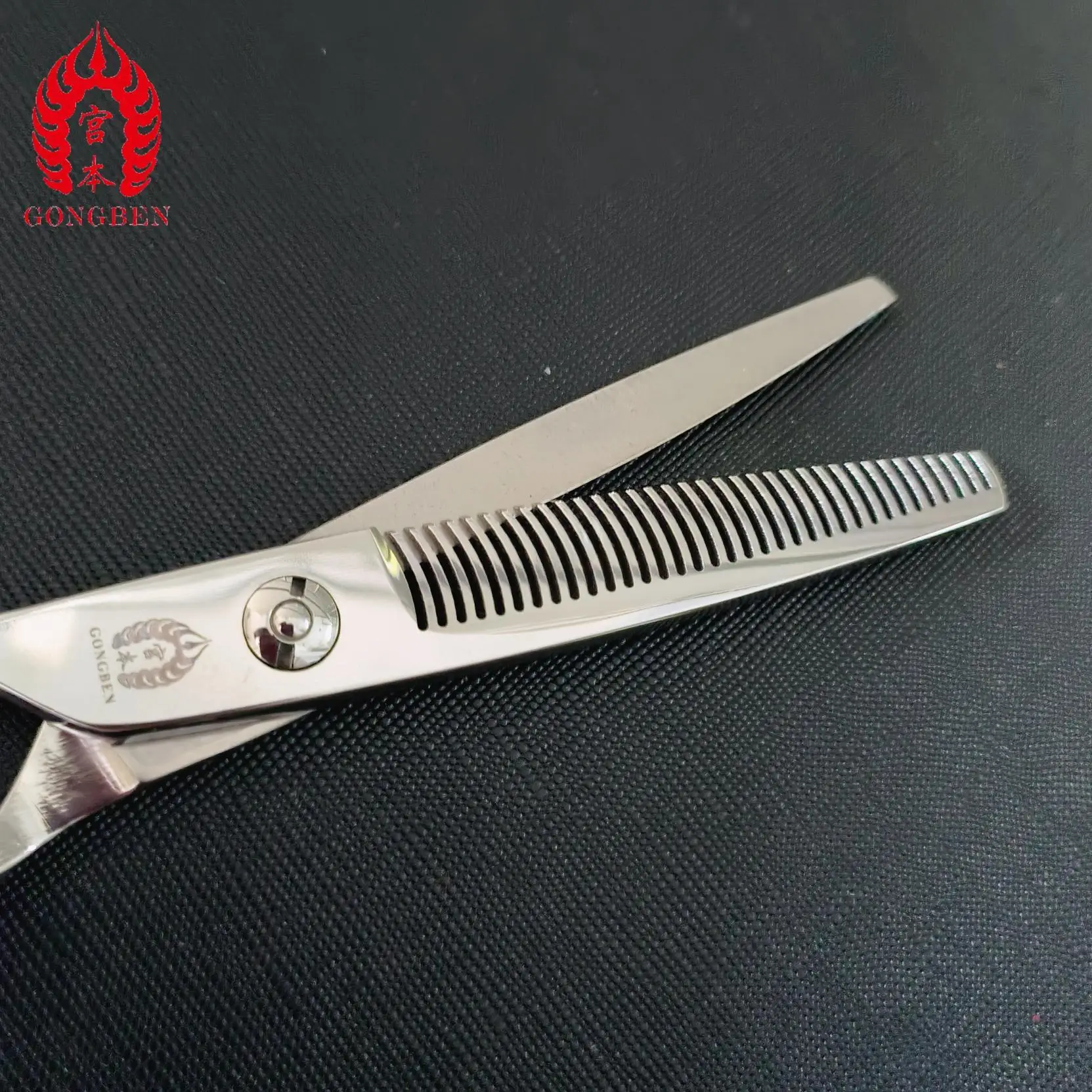 GONG BEN Hairdressing Barber Scissor Professional left hand 6inch Stainless Steel Salon Barber Cutting Hair Scissors For Men
