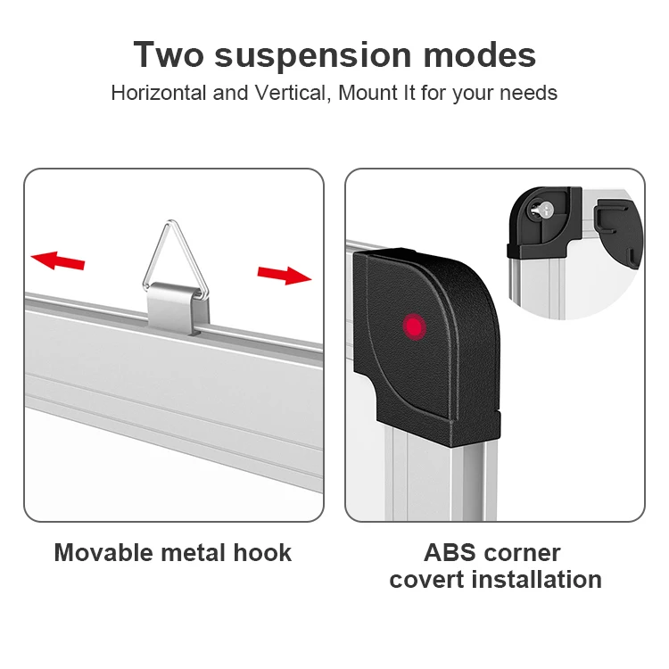 Dry marker boards magnetic message wall mounted hanging board