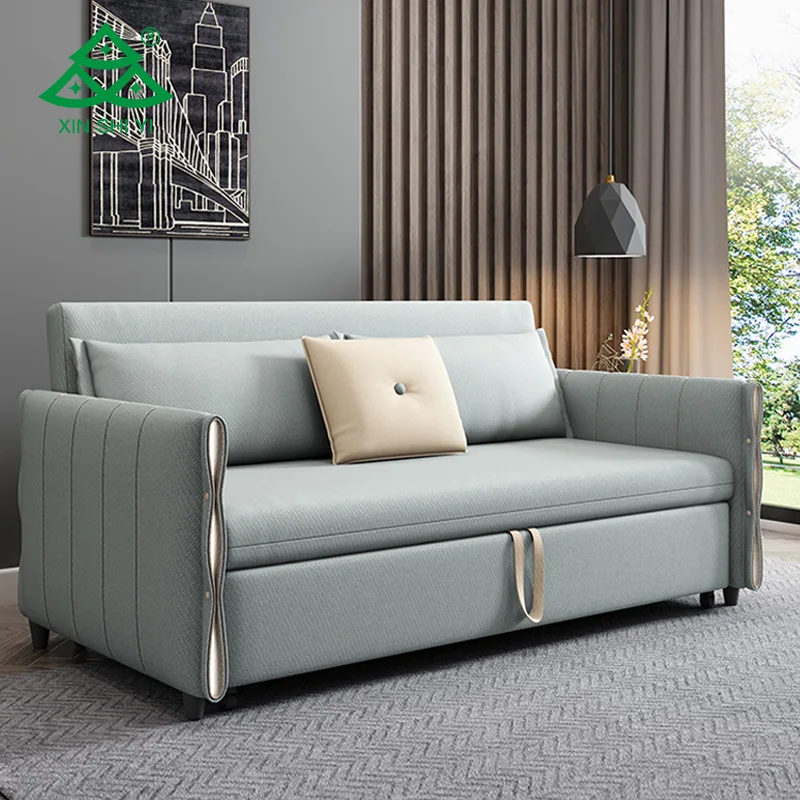 Metal Bedroom Furniture Adjustable Bed High Quality Hotel Wood Bedroom Flat Night and Day Sofa Beds