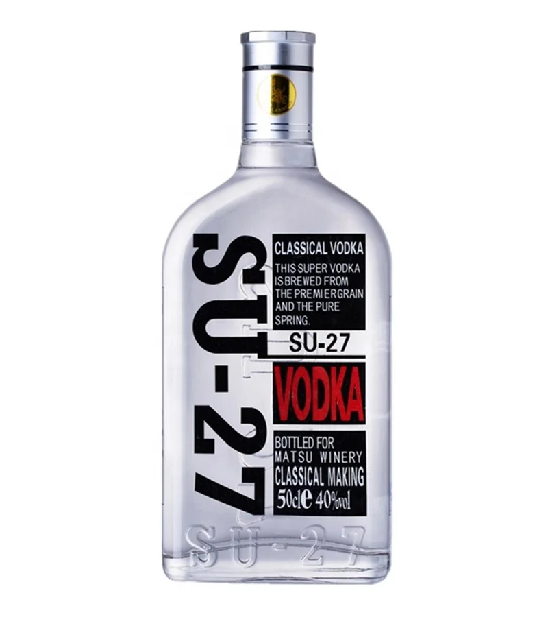 500ml SU-27 Vodka natural raw material premium vodka wholesale factory price