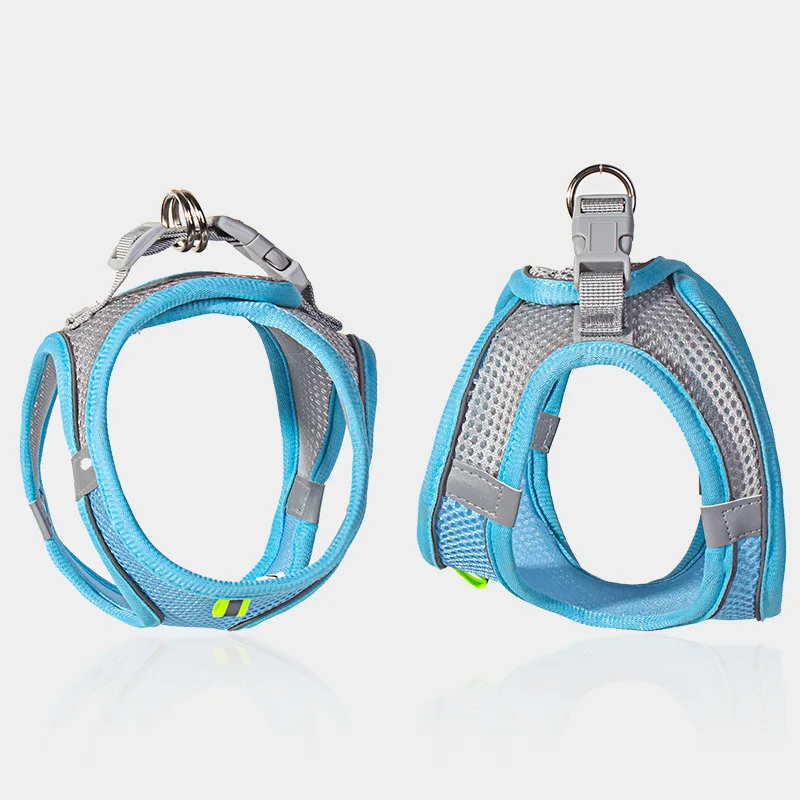 Pet Chest Strap Dog Traction Rope Mesh Breathable Strap Harness And Nylon Dog Leash