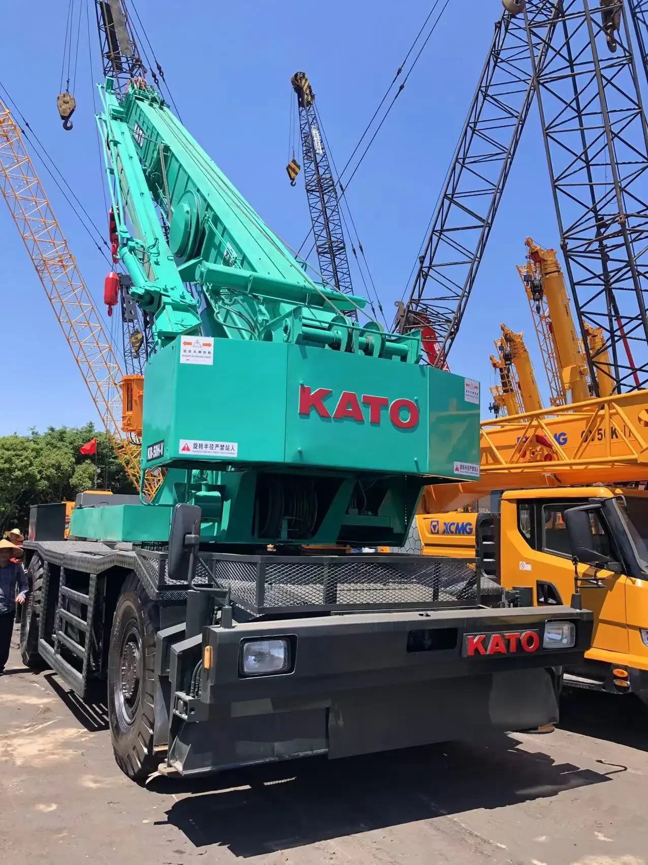 50 тонн Като пересеченной местности кран KR50H-V японский КАТО kr50h