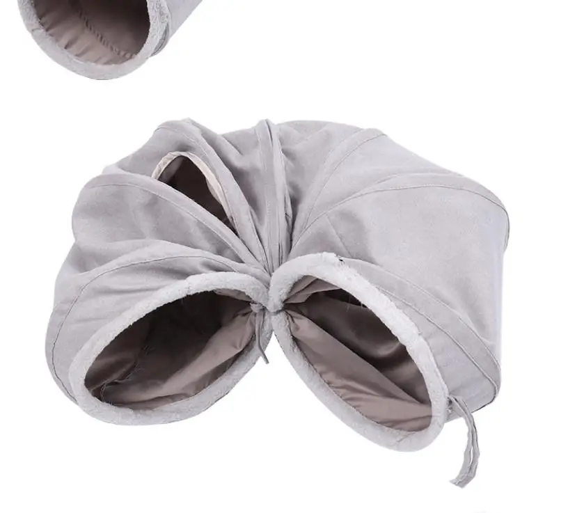 Cat Toys Play Tunnel Durable Suede With Play Ball Cat Tunnel for Indoor Cats