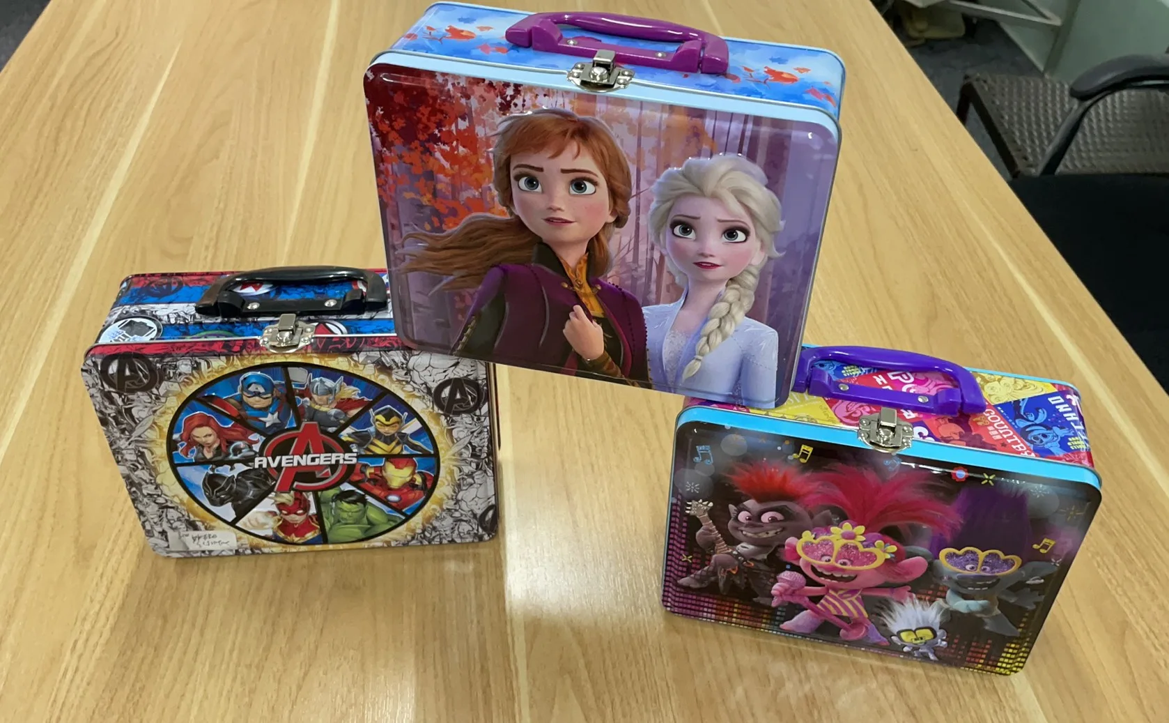 Portable metal popular cute candy tin container / Lunch tin box with handle /Metal Boxes