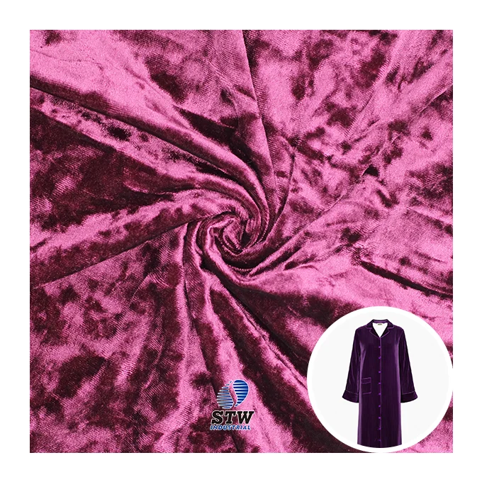 Good Quality 92%polyester 8%spandex Elastic Micro Velvet Korea Korea Velvet