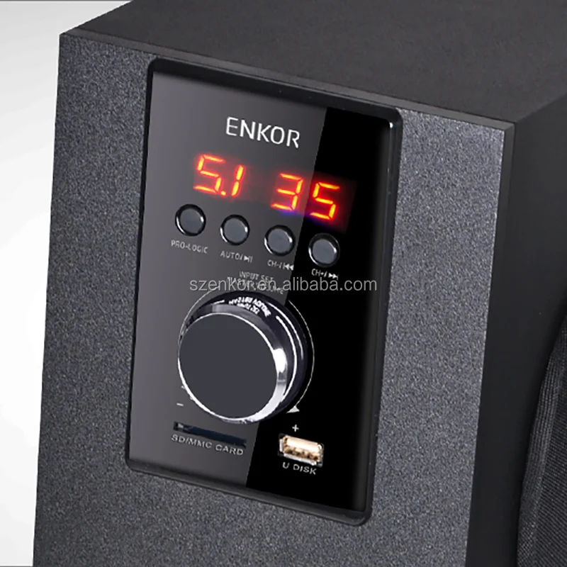 5.1  Speaker System Home  BT  Subwoofer Usb Computer H3820