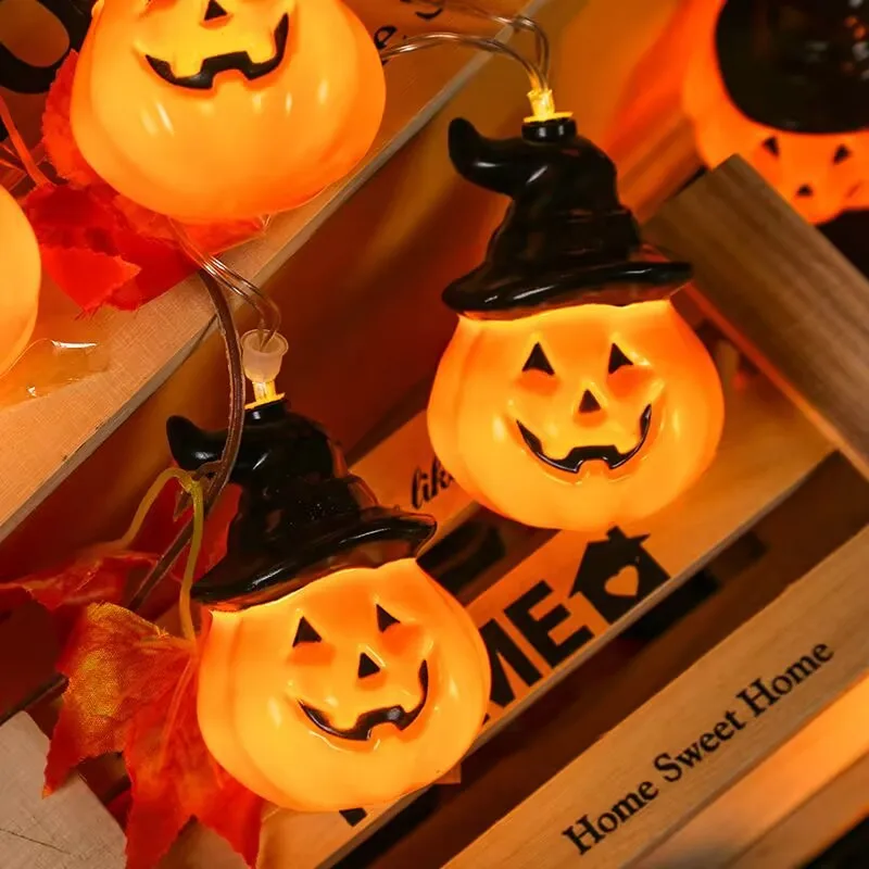 Hot Selling Products LED Halloween Pumpkin LED Decorative Light With Battery For Holiday Halloween Decoration