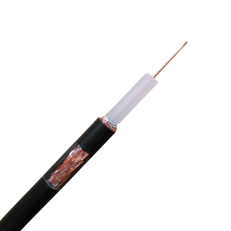 Wholesale shielded thin rg213 coaxial cable outdoor syv75-5 PVC flexible rf coaxial cable 50ohm