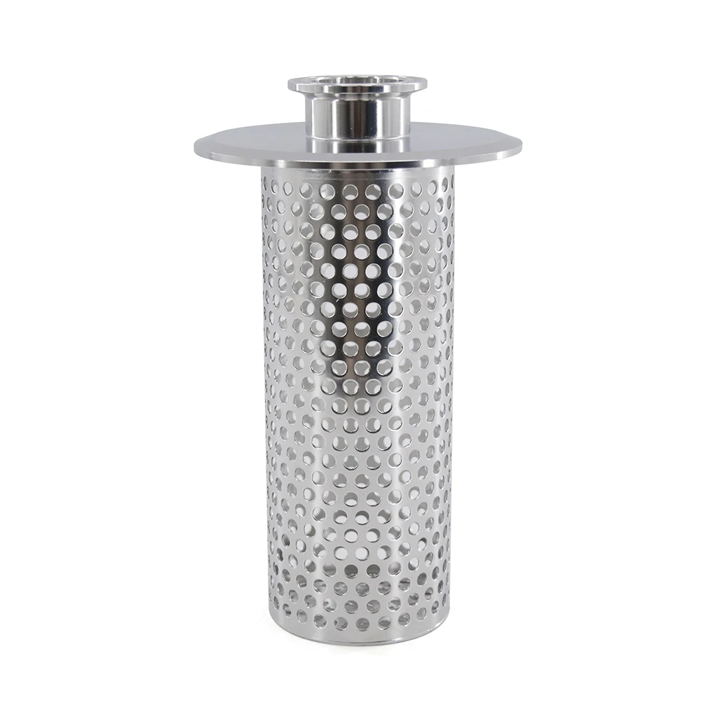 304 316 Stainless Steel Mesh Screen Filter strong Perforated Pipe/Tube For Automotive Exhaust System