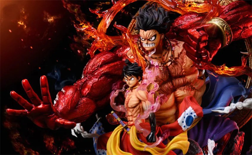 Japan Anime GK BW luffy remade action figure for collection