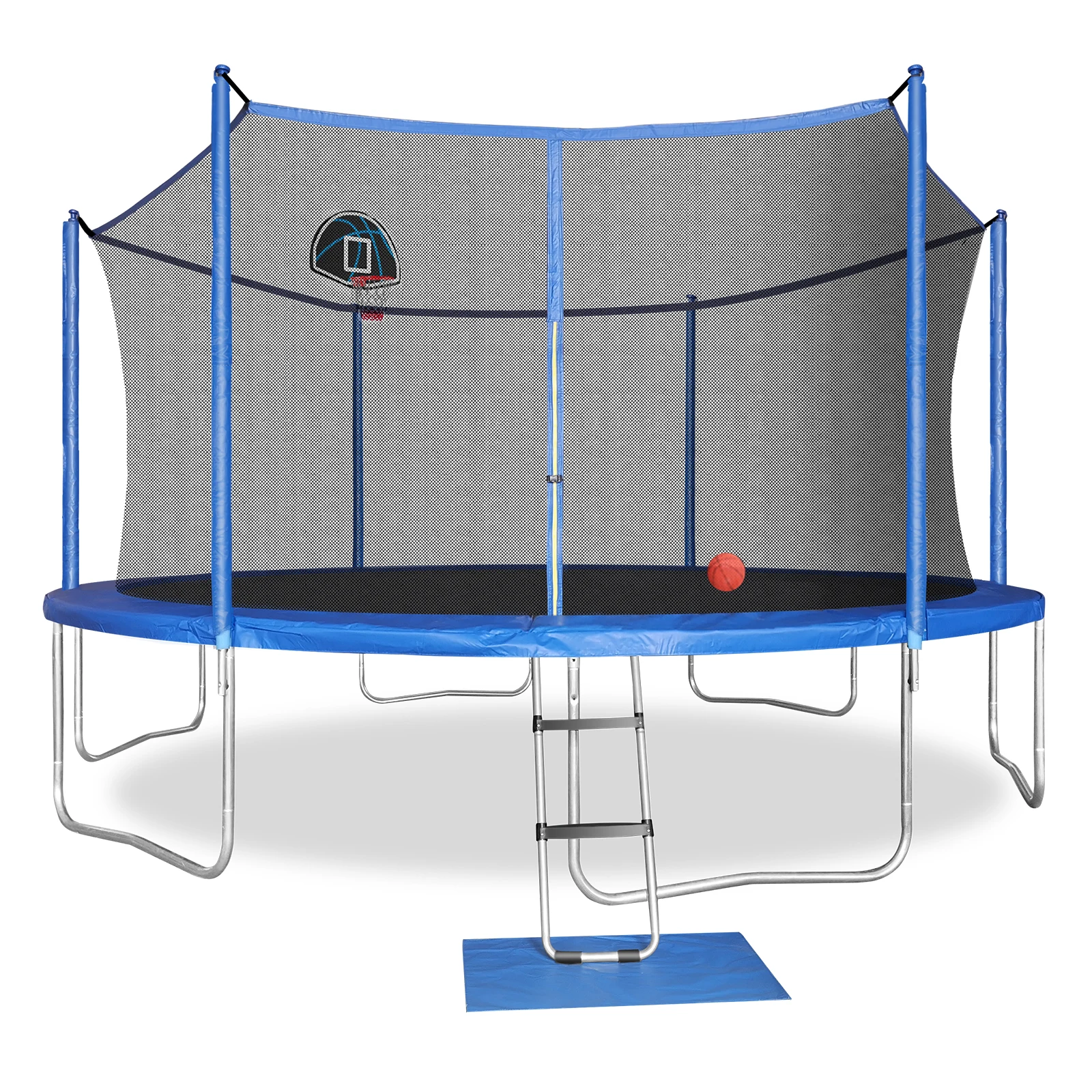 Sundow Design Safety Tent Trampoline Inground With Stairs Adult Child Sports Big Trampoline  Fitness