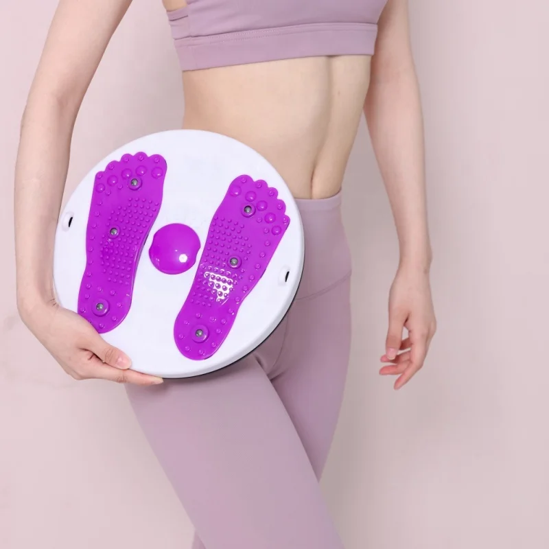 2024 Professional Feet Massage Magnet Gym-home Disc with Elastic Rope for Shaping and Sliming Exercise Rotating Waist Twisting