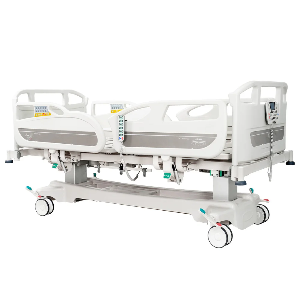 Best selling Hospital furniture ABS Electric Nursing Care Bed Patient Bed