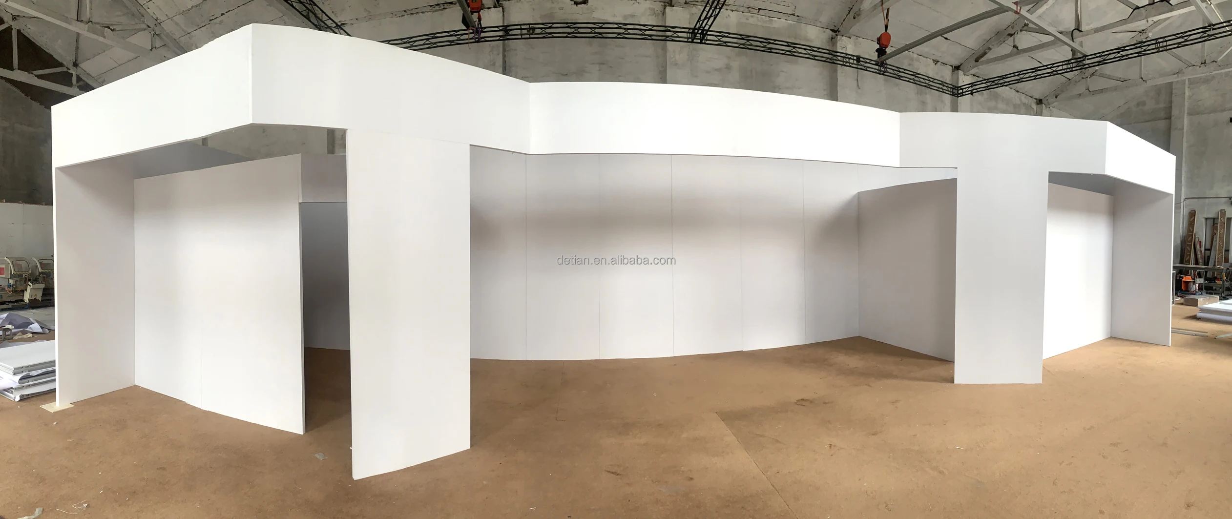 Detian Offer Luminous Exhibition Stand Exhibition Booth Wall Trade Show Booth Stand 20 by 30 and 20 by 20