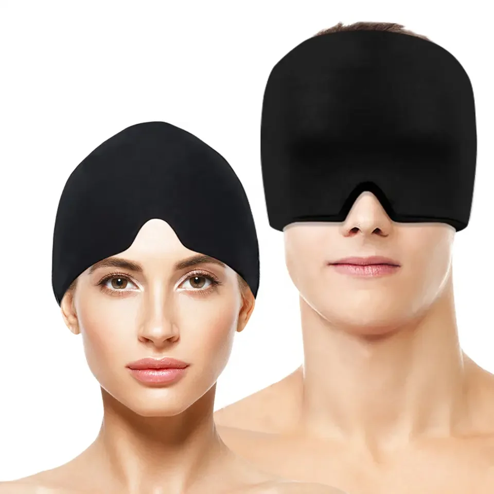 Therapy Cold Pack Ice Hat Eye Mask Gel Hot Cold Therapy Headache Migraine Relief Ice hat For Relieve Pain Head Wrap Ice Pack