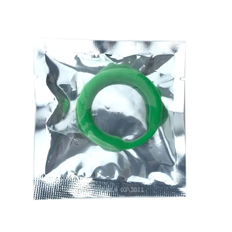 Silicone cock ring stop premature ejaculation energy ion power cock ring