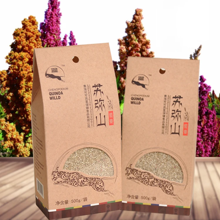 Qinghai-Тибетский происхождения 500 г бумажный пакет органический Quinoa высшего качества