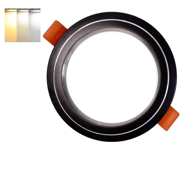 Indoor Ip20 Modern Ceiling Recessed GU10 Trimless Square Round Plaster Gypsum Downlight LED Spot Down Light Price For Home