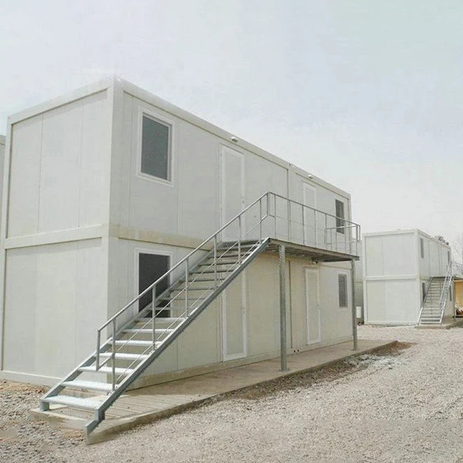 double story prefabricated light steel structural sandwich panel mobile homes cheap price prefab container houses for living