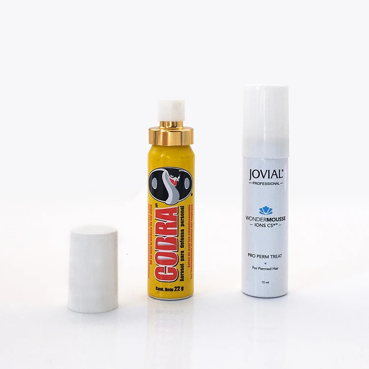 Guangzhou Factory  15ml empty  aerosol can aluminum spray bottle with valves