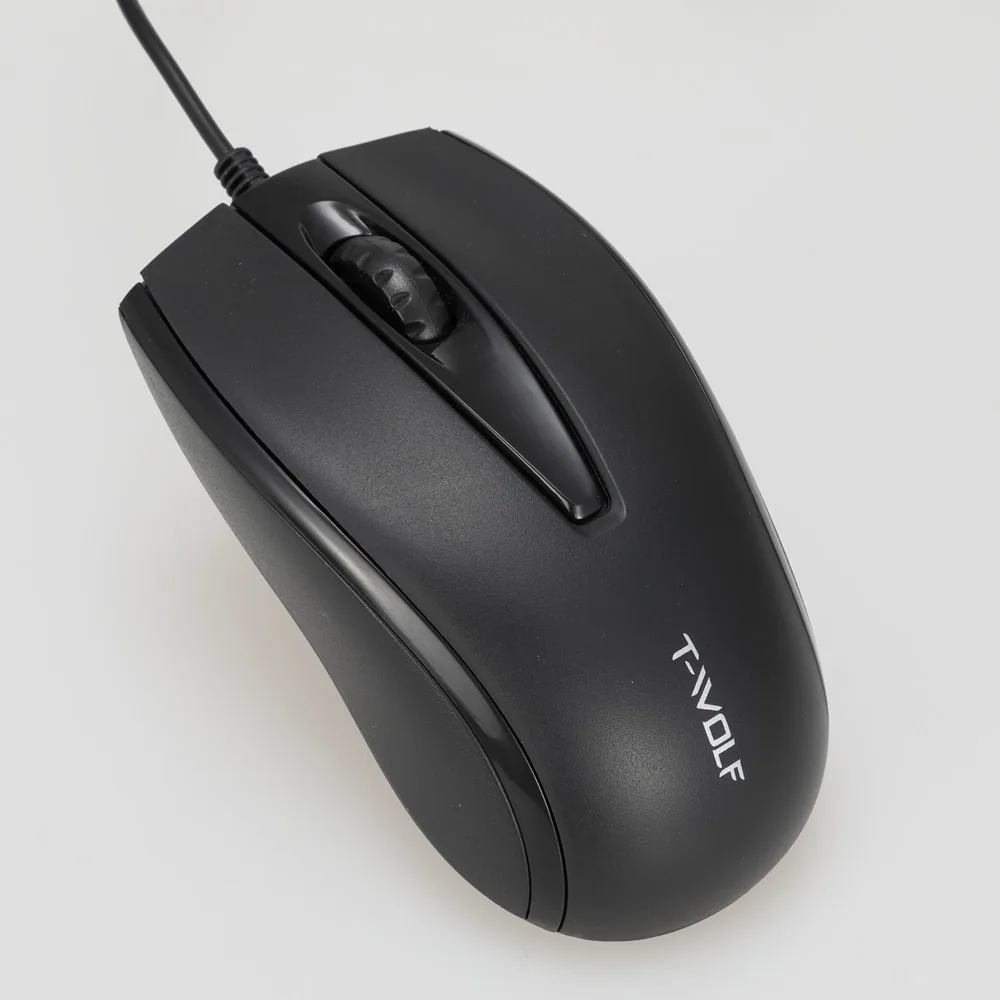 Wholesale black V13 business mouse noiseless rechargeable anti slip desk wired computer mouse