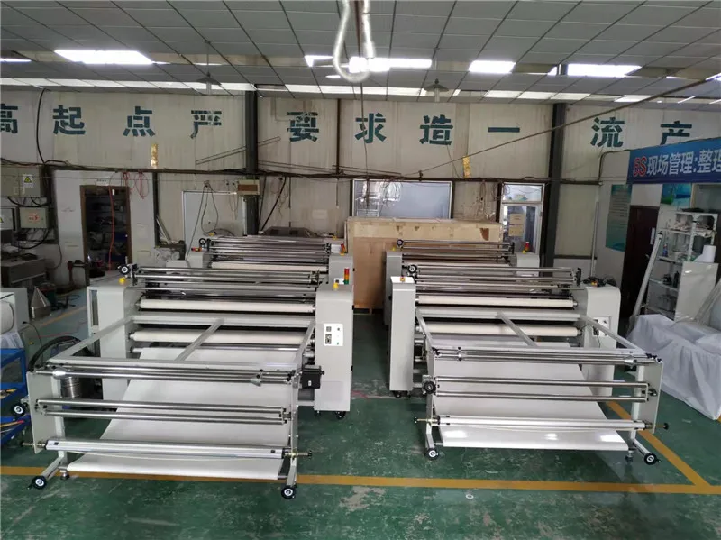 INQI 1.6m 220mm durm calandra heat transfer machine for sublimation printing heat transfer