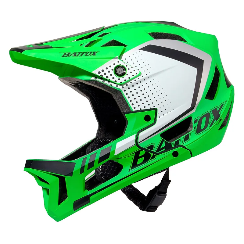 Batfox New Adult Full Face Safety Riding Helmet Motorcycle Helmet Off-road Mountain Bike Helmet Factory Price