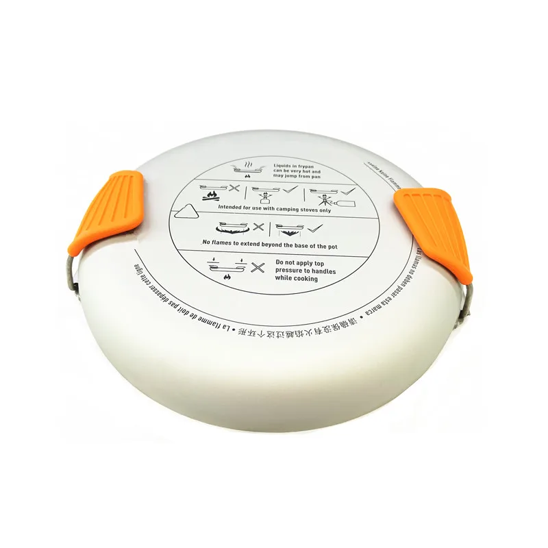 Non Stick Aluminum Alloy Camping Cookware Frying Pan Skillet for Camping and Backpacking Stoves